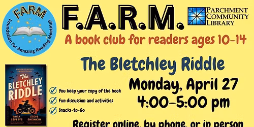 Tween Book Club (Ages 10-14)