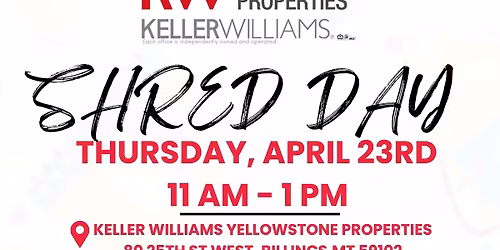 \ud83d\uddc2\ufe0fSHRED DAY at Keller Williams Yellowstone Properties! \ud83d\uddc2\ufe0f
