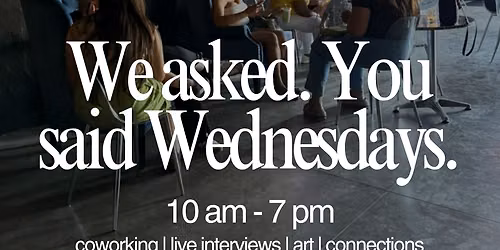 Wednesdays @ TDE