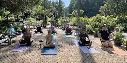 Yoga at Williamsburg Botanical Garden