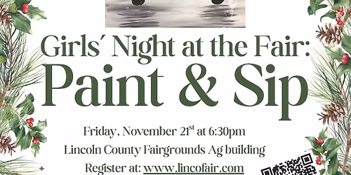 Girls\u2019 Night at the Fair \u2013 Paint & Sip!