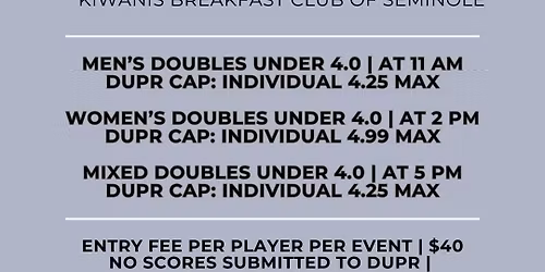 Pickleball Tournament