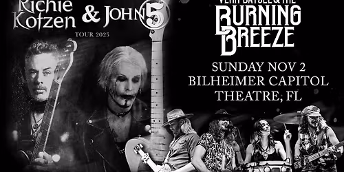 Richie Kotzen + John 5 with special guest Vern Daysel & The Burning Breeze @ Bilheimer Capitol, FL