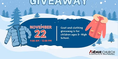Winter Coat and Clothing Giveaway