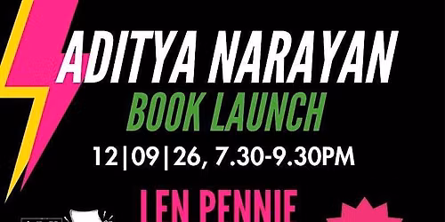 Book Launch: 'My Name Is a Two-Person Sport' by Aditya Narayan