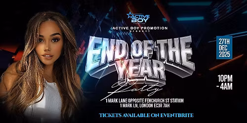 ACTIVE BOY PROMOTION PRESENT END OF YEAR PARTY.