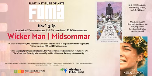 Double Feature: The Wicker Man and Midsommar | FOMA Film Series