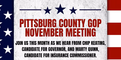 Pittsburg County GOP November Meeting