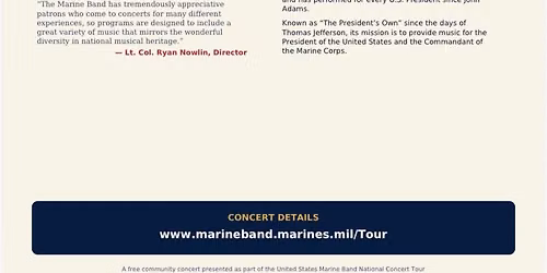 The Presidents Own United States Marine Band Concert