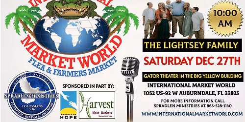 HARVEST TIME GOSPEL JUBILEE WITH SPECIAL GUEST THE LIGHTSEY FAMILY 