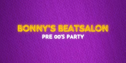 BONNY'S BEATSALON PRE 00'S PARTY | MUSICON, DEN HAAG