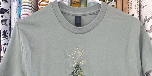 Adult 3-way Christmas Applique T-shirt 