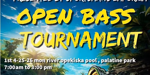 Open bass tournament 