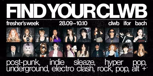 CLWB FRESHERS 2026 | CARDIFF  \u2605