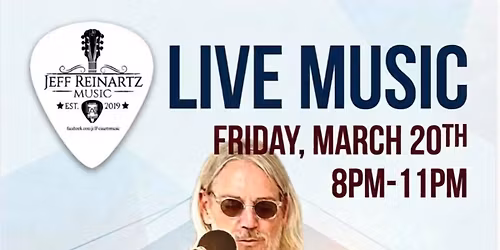 Live Music with Jeff Reinartz 