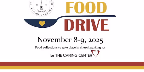Quarterly Food Drive for The Caring Center