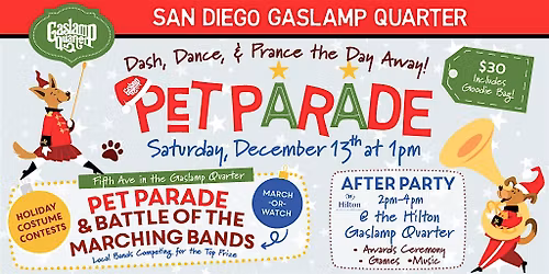 Gaslamp Holiday Pet Parade