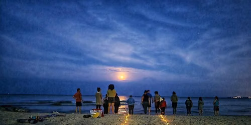 Full Moon Rising Beach Yoga w\/Cathy + Two nights