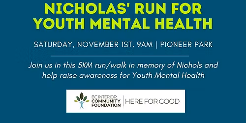 3rd Annual Nicholas' Run for Youth Mental Health