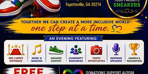 Autism Acceptance Sneaker Ball