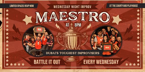 WEDNESDAY NIGHT IMPROV: MAESTRO WED 26 AUG 2026