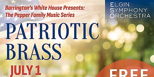 Patriotic Brass & Percussion in the Park with the Elgin Symphony Orchestra