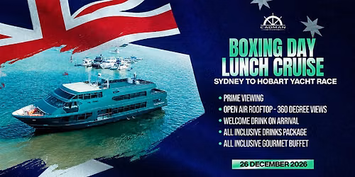 Cadman Cruises | Boxing Day Lunch Cruise | All Inclusive