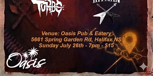 Atlantic Invasion - AxMinister, Turbo, Hitman at Oasis Halifax