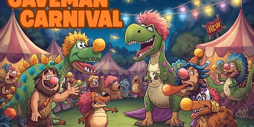 Dinos After Dark: Caveman Carnival Edition