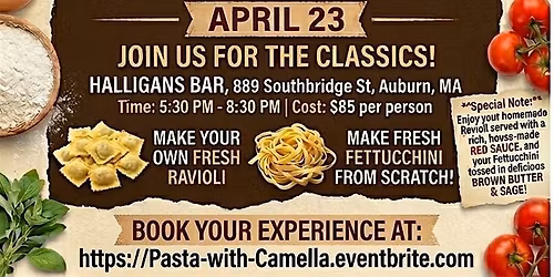 Pasta with Camella  The Classics  Ravioli and Linguini