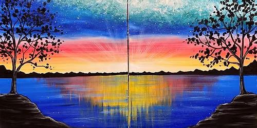 Paint and Sip: Cosmic Nightfall Date Night