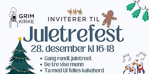 Juletrefest i Grim kirke