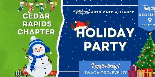 Cedar Rapids Chapter - Holiday Party
