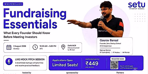 Fundraising Essentials - 5Hr Masterclass at Delhi NCR