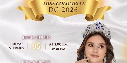 Kick Off Cocktail & Miss Colombian DC 2026