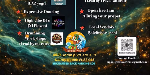 MOONLIGHT FLOW EVENT(THE MIRROR ) THEATRICAL FIRE PERFORMANCE & MORE