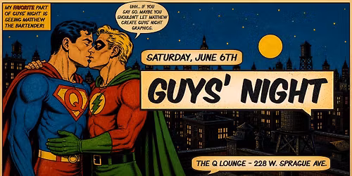 Guys' Night - Superheroes