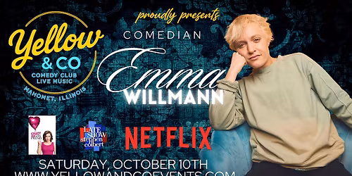Yellow & Co. presents Comedian Emma Willmann