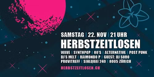 Herbstzeitlosen Party 22.11.2025