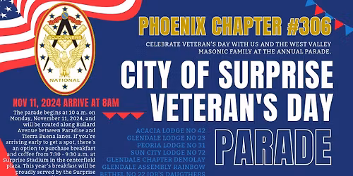 Surprise Veterans Day Parade