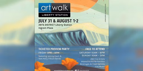 ArtWalk Liberty Station 2026 | San Diego Art Festival, Live Music & Family Event