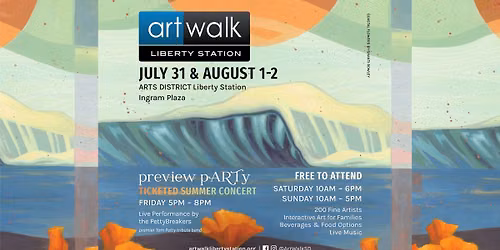ArtWalk Liberty Station 2026 | San Diego Art Festival, Live Music & Family Event