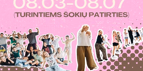 ME GUSTA DAY CAMP PRO | \u0160oki\u0173 studija Me Gusta | Kaunas