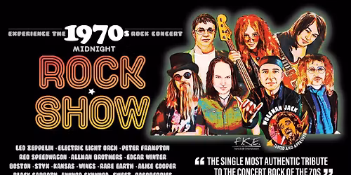 The Midnight Rock Show - 70's Rock Concert Experience!