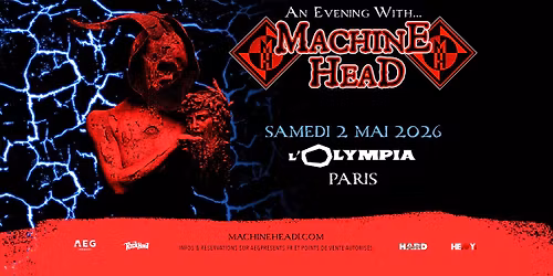 Machine Head \u2022 L'Olympia, Paris \u2022 2 mai 2026