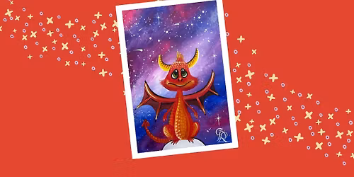 Grown Up Paint Along - Dragon