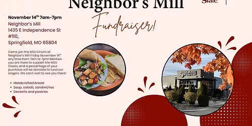 Neighbor's Mill Fundraiser