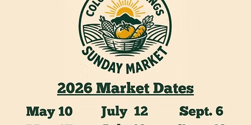 Acacia Park - Colorado Springs Sunday Farmers Market