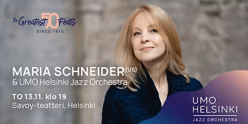 Maria Schneider (US) & UMO Helsinki Jazz Orchestra 