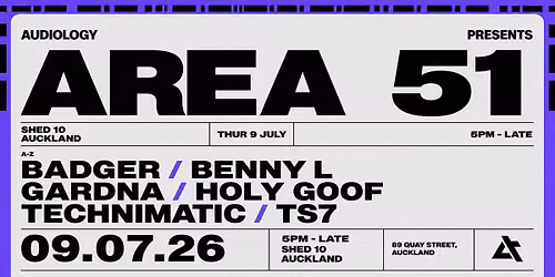 AREA:51 | AUCKLAND (MATARIKI LONG WEEKEND)